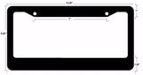 JDM Watch Out For The Idiot Race Drift Black License Plate Frame (wtchoutfr8) - OwnTheAvenue