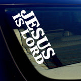Jesus Is Lord Christian Christ Religious Windshield Decal Sticker 17" Inches - OwnTheAvenue