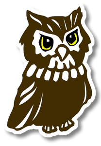 Owl Bird Animal JDM Racing Drifting Drift Drag Funny Cute Vinyl Sticker 4"