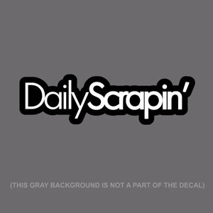 Daily Scrapin' JDM Funny Lowered Slammed Decal Sticker 5" #DailyScrpn5 - OwnTheAvenue