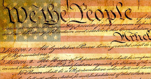 We The People American Tattered USA Flag Truck Laptop Car Window Bumper Sticker - OwnTheAvenue