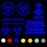 Zombie Response Team Vehicle Decal Sticker Kit Pack Lot of 10 Choose color (zP) - OwnTheAvenue