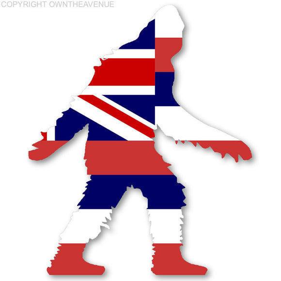 Hawaii Bigfoot HI Big Foot Sasquatch Car Truck Window Bumper Cup Decal Sticker - OwnTheAvenue