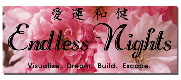 Endless Nights Cherry Blossom JDM Box Sticker Decal 8