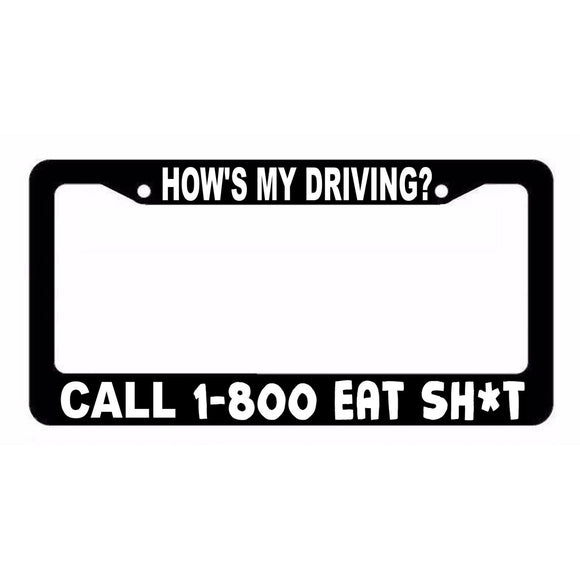 How's My Driving? Funny Racing JDM Drift License Plate Frame ID332 - OwnTheAvenue