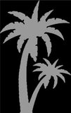 Palm Tree Duo Decal Car Window Island Tropical Beach Sticker Paradise Ocean #D32 - OwnTheAvenue