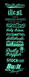 11 JDM Racing Drifting Drag Vinyl Sticker Decal Pack Lot - Model: 92934B - OwnTheAvenue