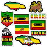 Judah Lion Sticker Decal Pack / Lot Rasta Rastafari Jamaica Reggae 420 Skate - OwnTheAvenue