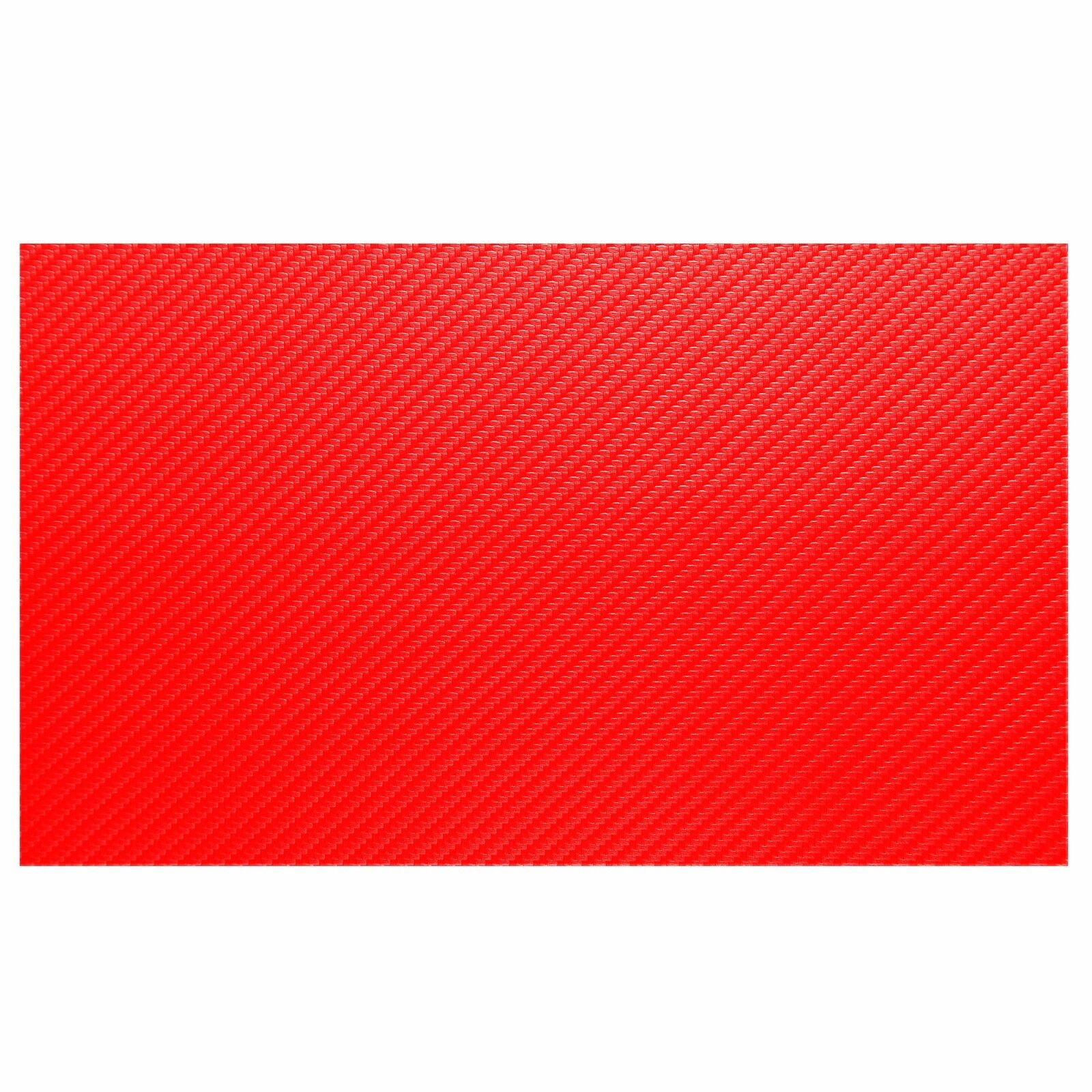 HDC Autosports 2-Piece Red Carbon Fiber Look License Plate Frame Set – Front & Rear, Universal Fit (US/Canada)