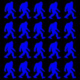 x20 Sasquatch Big Foot Sticker Decal - 2" Each Mini Pack