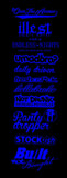 11 JDM Racing Drifting Drag Vinyl Sticker Decal Pack Lot - Model: 92934B - OwnTheAvenue