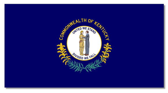 Kentucky KY State Flag Car Truck Window Bumper Laptop Vinyl Sticker Decal 4