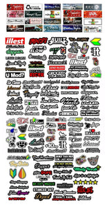 130 JDM Drifting Drift Racing Drag Kanji Japanese Race Funny Stickers Pack Lot - Model: 7387398