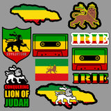 Judah Lion Sticker Decal Pack / Lot Rasta Rastafari Jamaica Reggae 420 Skate - OwnTheAvenue