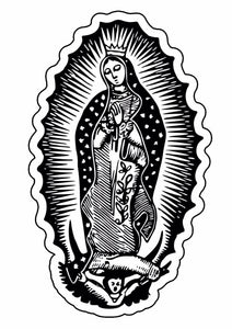 Virgin Mary Christian Religion Christ Holy Bible Decal Sticker 5" Digital Print - OwnTheAvenue