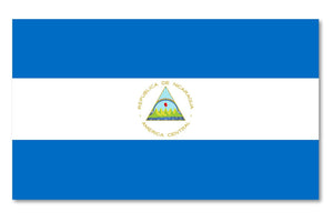 Nicaraguan Flag Nicaragua NIC NI Truck Car Bumper Window Vinyl Sticker Decal 4"