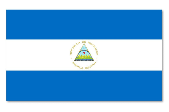 Nicaraguan Flag Nicaragua NIC NI Truck Car Bumper Window Vinyl Sticker Decal 4