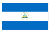 Nicaraguan Flag Nicaragua NIC NI Truck Car Bumper Window Vinyl Sticker Decal 4"