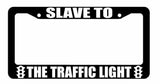 JDM Slave To The Traffic Light Race Drift Low Turbo Black License Plate Frame V5 - OwnTheAvenue