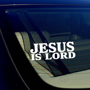 Jesus Is Lord Christian Christ Religious Vinyl Decal Sticker 7.5" Inches - OwnTheAvenue