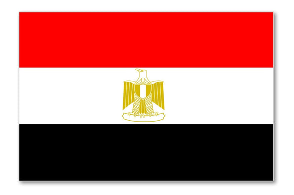 Egypt Egyptian Country Flag Car Truck Window Bumper Laptop Cooler Sticker Decal - OwnTheAvenue