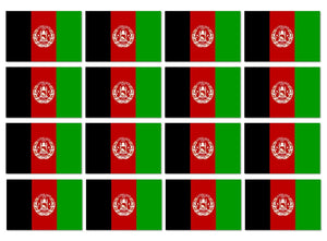 x12 Afghanistan Country Flag Car Truck Window Bumper Laptop Sticker Decals 2" - OwnTheAvenue