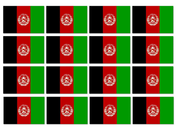 x12 Afghanistan Country Flag Car Truck Window Bumper Laptop Sticker Decals 2