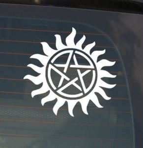 Anti-Possession Symbol Decal Sticker VooDoo Demons Wicca Magic Witchcraft 5" - OwnTheAvenue