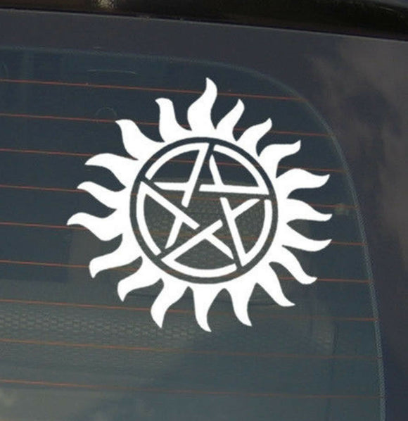 Anti-Possession Symbol Decal Sticker VooDoo Demons Wicca Magic Witchcraft 5