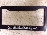 JDM Gas Clutch Shift Repeat Manual Racing Drifting License Plate Frame (GCSRf8) - OwnTheAvenue