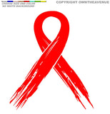 Cancer Ribbon Breast Cancer Awareness Car Truck Decal Vinyl Sticker Choose Color - Model: D-038 - OwnTheAvenue