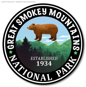 Great Smokey Mountains National Park Gift Souvenir Car Truck Vinyl Sticker Decal