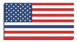 Blue Support Police USA American Thin Colored Flag Car Decal Sticker ModelHJ90 MOdel-33848 - OwnTheAvenue