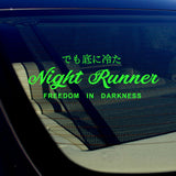 Night Runner Type 2 Model JDM Drifting Racing Vinyl Decal Sticker Custom 1 - OwnTheAvenue