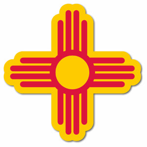 New Mexico Sticker Decal Vinyl Pueblo Santa Fe Albuquerque NM