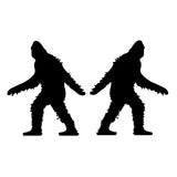 Bigfoot Yeti Sasquatch Vinyl Decal Sticker Pack of 2 L R 4" #MD4F - OwnTheAvenue