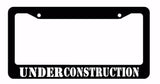 JDM Under Construction Tuner Drifting Mod. Black License Plate Frame (undercfr8) - OwnTheAvenue