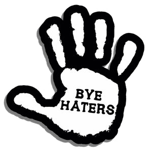 Bye Haters Hand Sign Funny Dope JDM Racing Drifting Decal Sticker 5" #DigiPrint