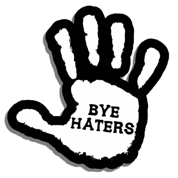 Bye Haters Hand Sign Funny Dope JDM Racing Drifting Decal Sticker 5