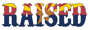 Arizona Flag AZ Raised Vinyl Sticker - OwnTheAvenue