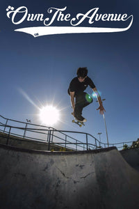 Skate Skateboarding  Vinyl Decal Sticker OwnTheAvenue Half Pipe## 6" Inches Long - OwnTheAvenue