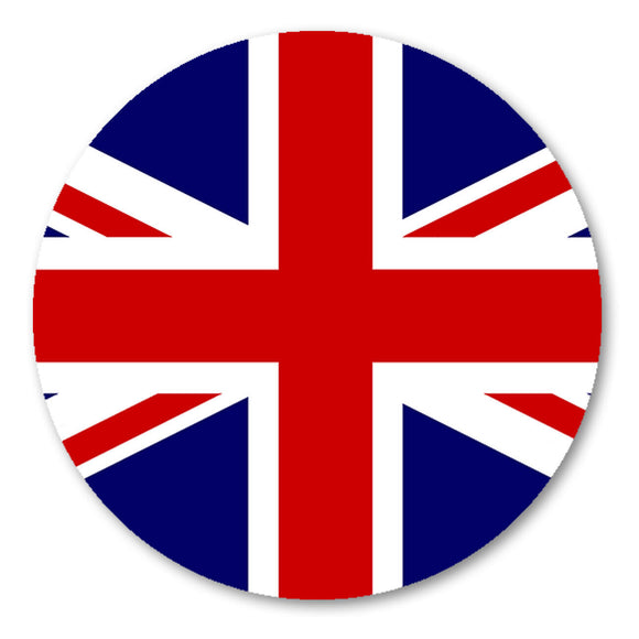 United Kingdom UK Country Flag Circle Car Truck Window Vinyl Sticker Decal 3