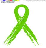 Cancer Ribbon Breast Cancer Awareness Car Truck Decal Vinyl Sticker Choose Color - Model: D-038 - OwnTheAvenue
