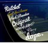 JDM Lot Pack of 7 Stickers Decals Sticker Bombing Drift Racing Dope (7PKA) - OwnTheAvenue