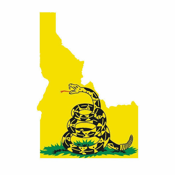 Idaho ID State Gadsden Flag Don't Tread Bumper Window Car Truck Vinyl Sticker - OwnTheAvenue