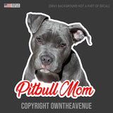 Pitbull Mom Sticker Decal Dog Pet Owner Lover Rescue Adopt 4" #FCrlst