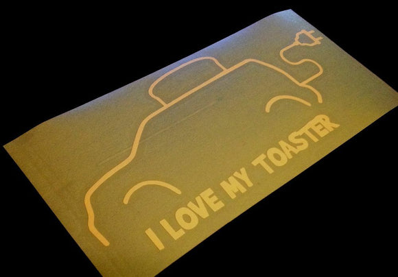 I love my toaster Sticker Decal 8