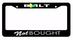 JDM Built, Not Bought  Wakaba Race Drift Low Turbo Black License Plate Frame F44 - OwnTheAvenue