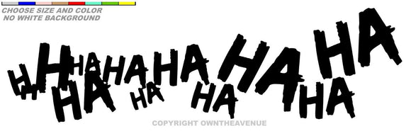 2x Joker Hahaha Serious Super Evil Body Car Truck Window Sticker Decal VLNG - OwnTheAvenue
