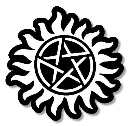 Anti Possession Symbol Black Magick Wicca Witchcraft Decal Sticker 5